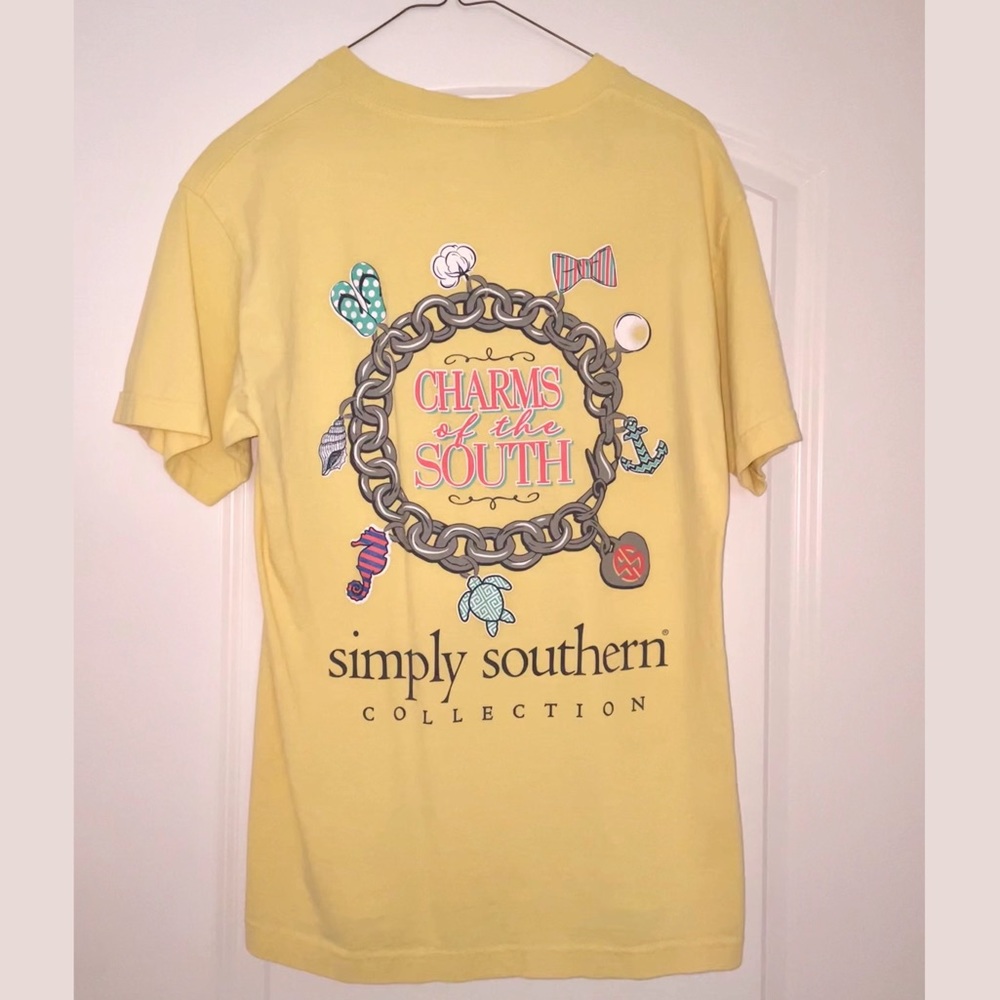 Womens Simply Southern Yellow Short Sleeve T-Shirt